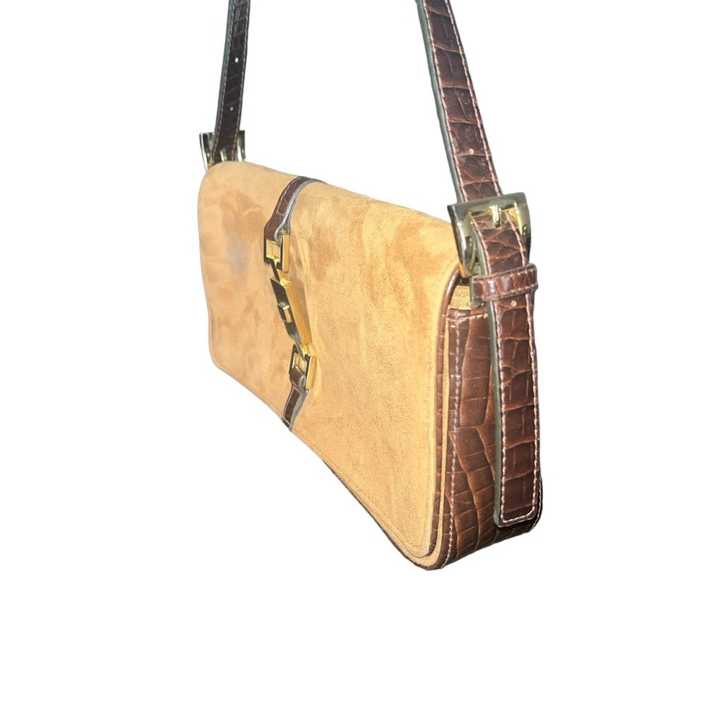 Vintage brown suede Mondani mini purse - Picture 2 of 16